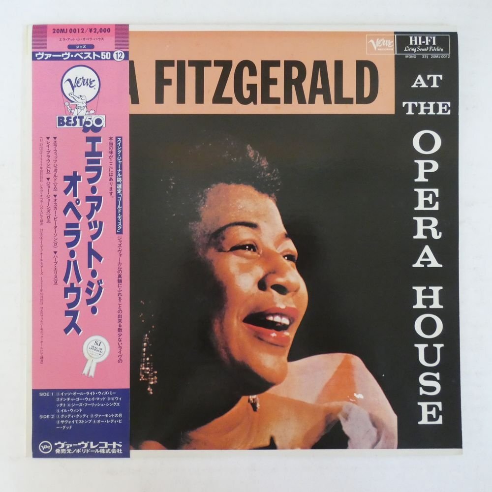 46069943;【帯付/Verve/MONO】Ella Fitzgerald / Ella Fitzgerald At The Opera House_画像1