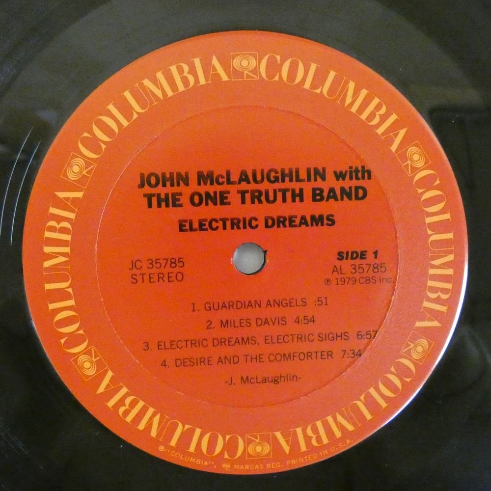 46070045;【US盤/シュリンク】John McLaughlin With The One Truth Band / Electric Dreamsの画像3