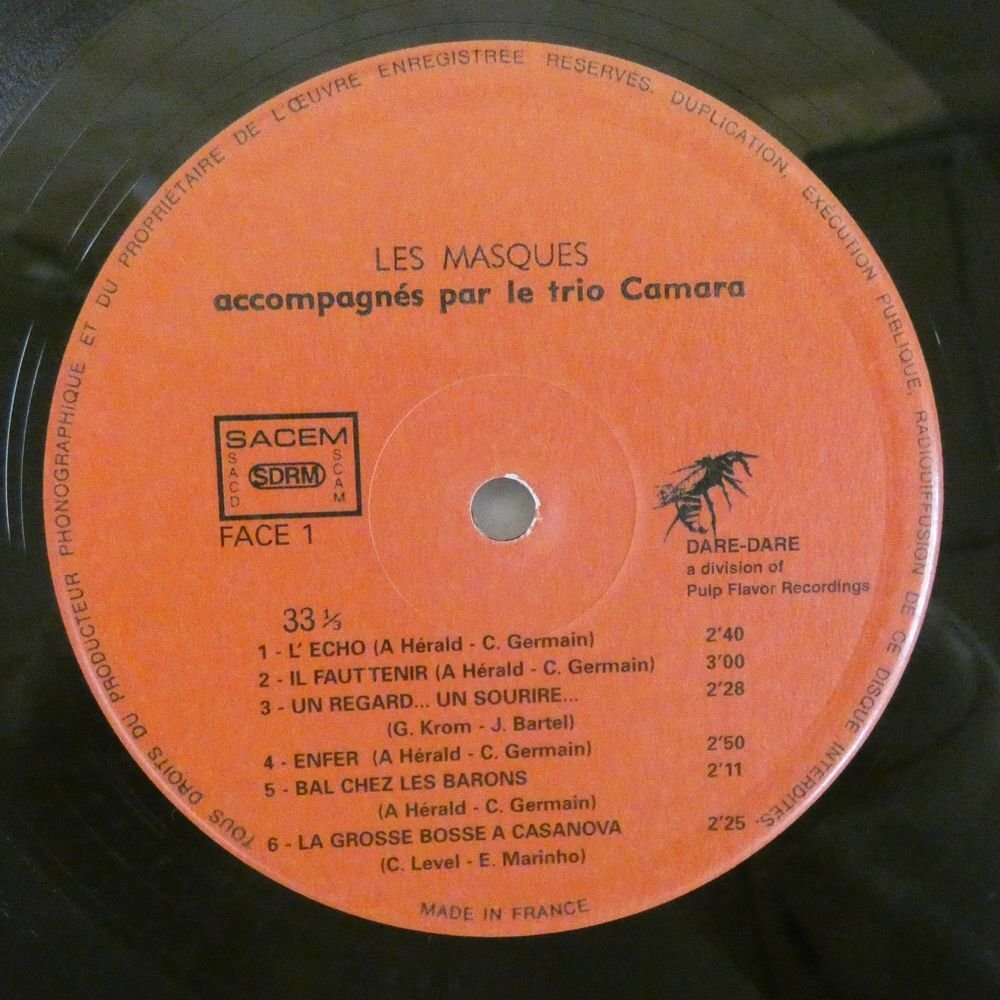 46070067;【France盤】Les Masques Accompagnes par Le Trio Camara / Brasilian Soundの画像3