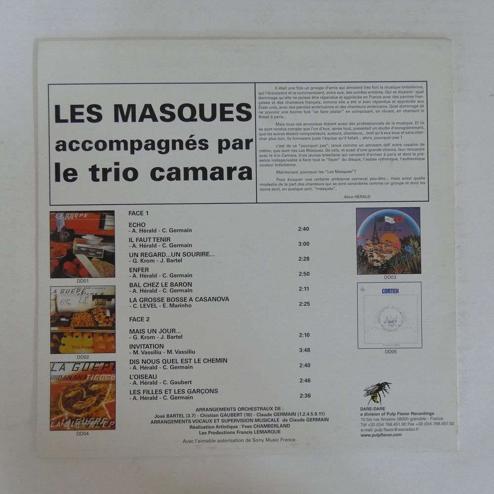 46070067;【France盤】Les Masques Accompagnes par Le Trio Camara / Brasilian Soundの画像2