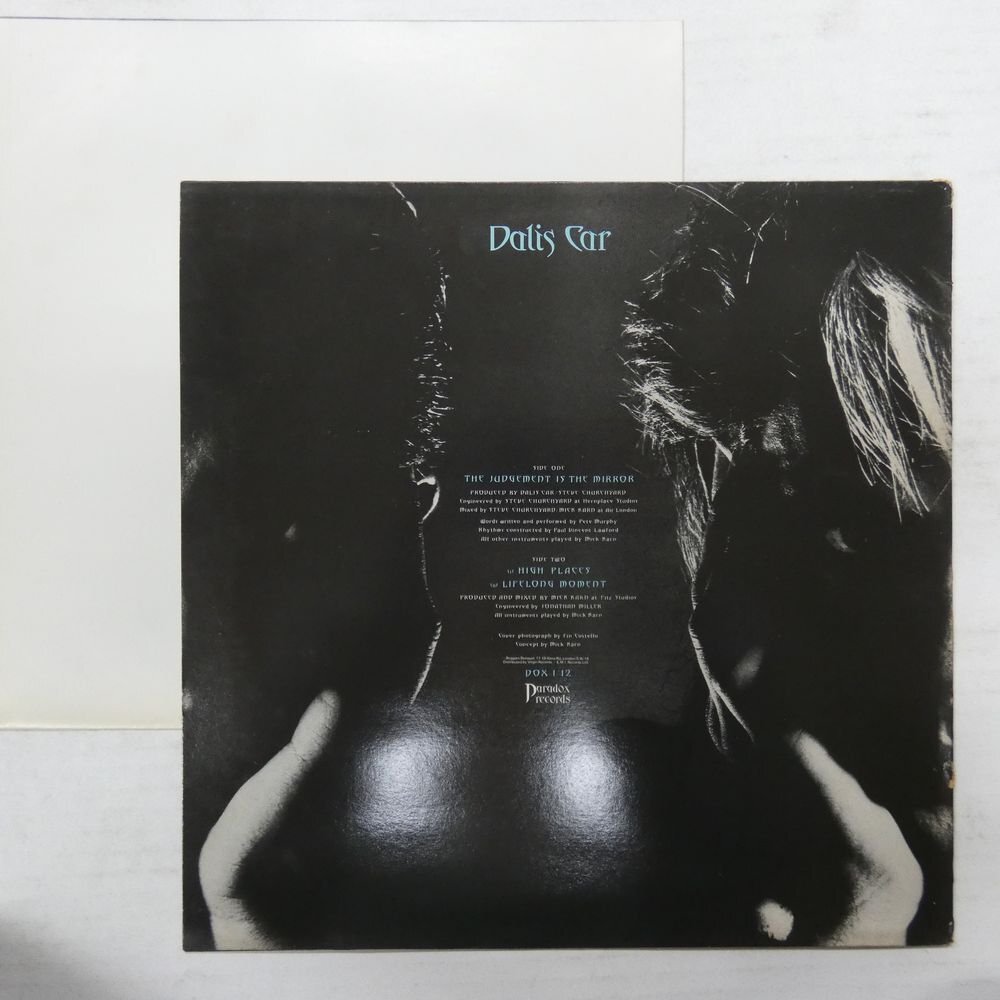 46070139;【UK盤/12inch/45RPM/ポスター付/美盤】Dalis Car / The Judgement Is The Mirror_画像2