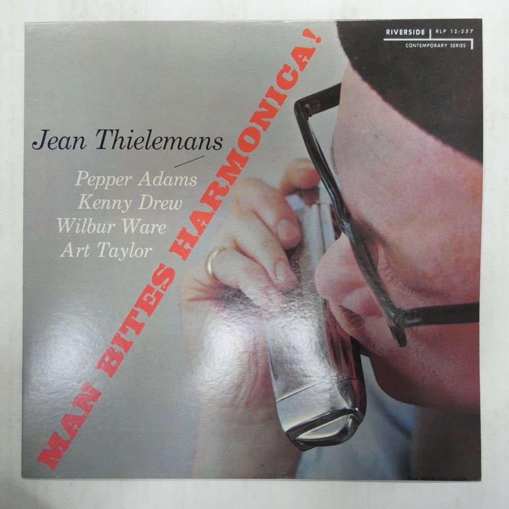 46070529;【国内盤/RIVERSIDE/MONO/美盤】Jean Thielemans / Man Bites Harmonica!の画像1