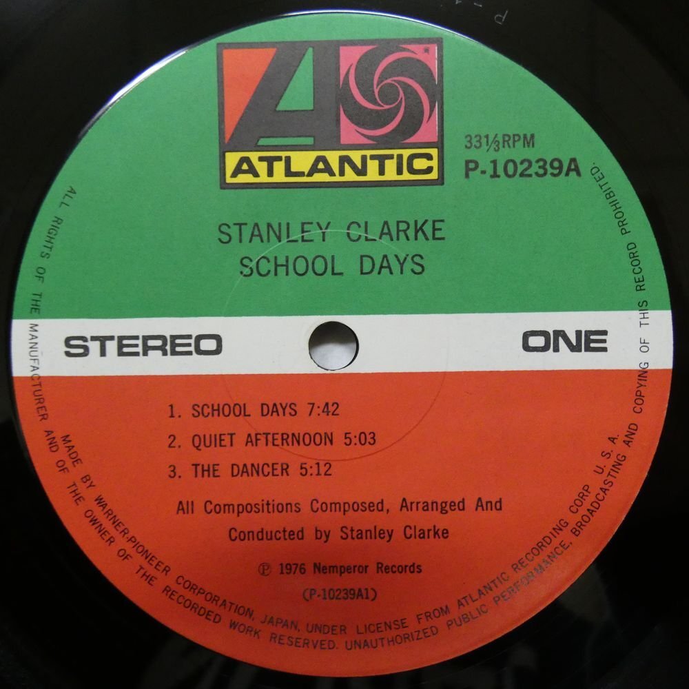 46070690;【帯付/美盤】Stanley Clarke / School Daysの画像3