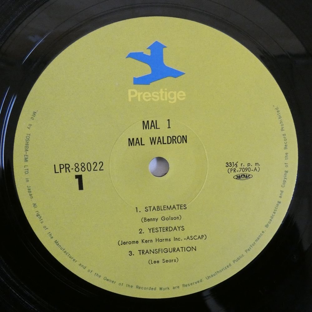 46070798;【帯付/Prestige】Mal Waldron Quintet Featuring Gigi Gryce And Idrees Sulieman / Mal-1の画像3
