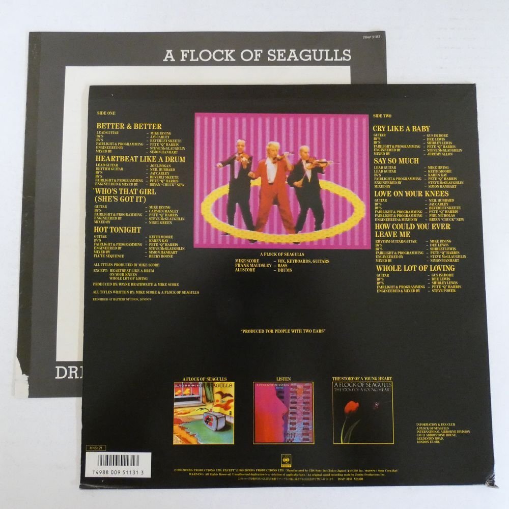 47055580;【国内盤/美盤】A Flock of Seagulls / Dream Come Trueの画像2