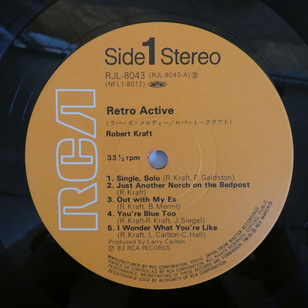 47055619;【国内盤】Robert Kraft / Retro Activeの画像3