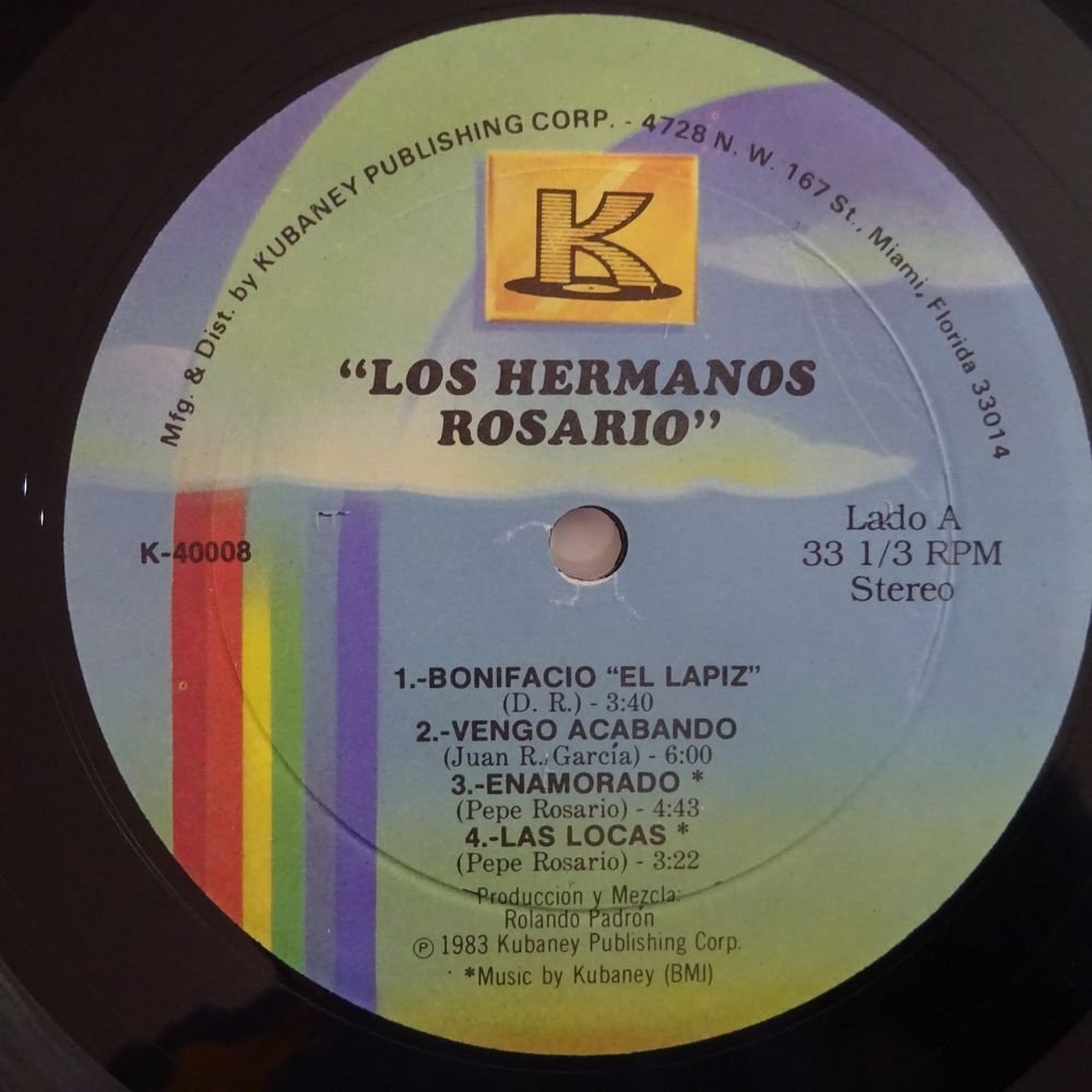 11185396;【US盤/Latin】Los Hermanos Rosario / S.T.の画像3