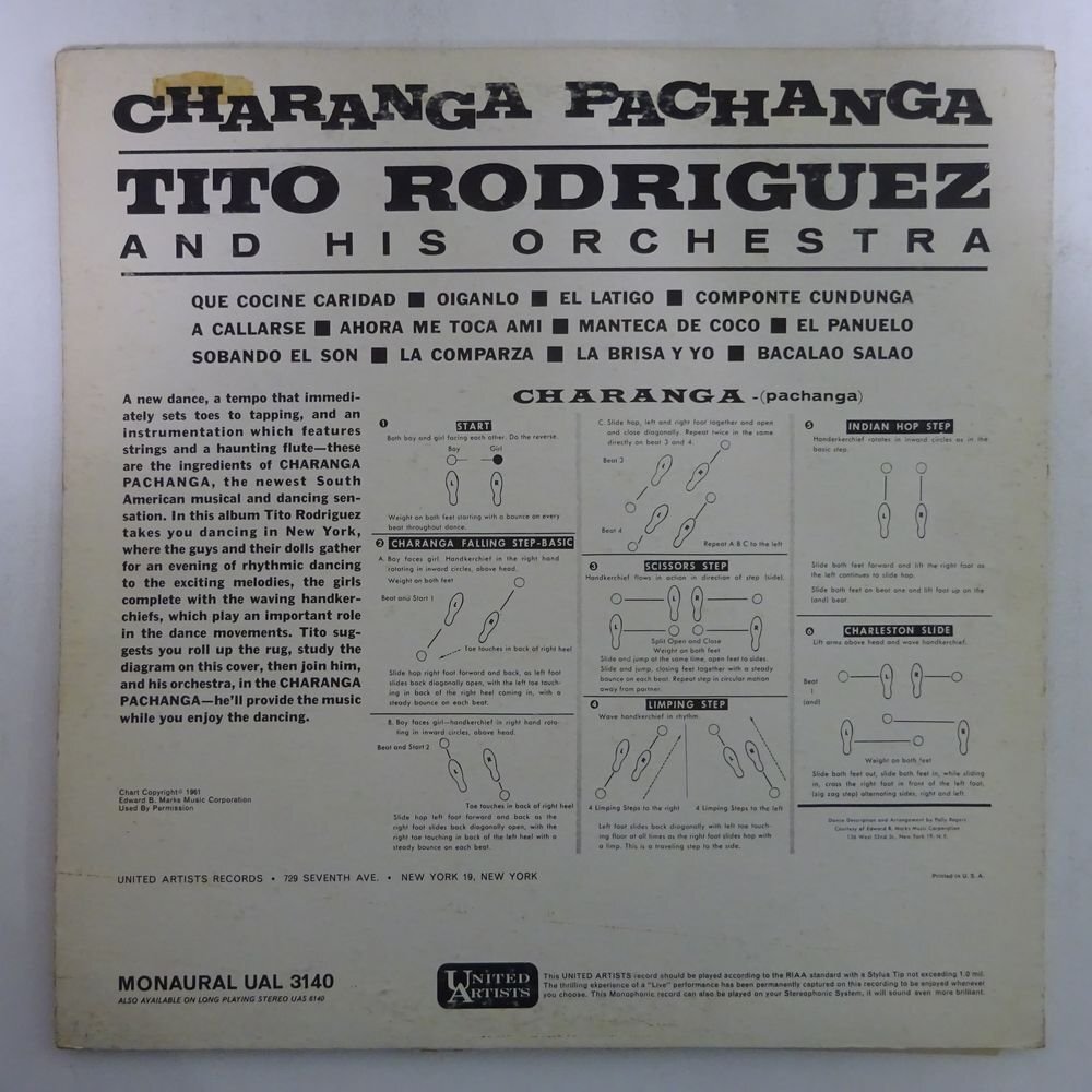 11185393;【US盤/Latin】Tito Rodriguez And His Orchestra / Charanga Pachangaの画像2