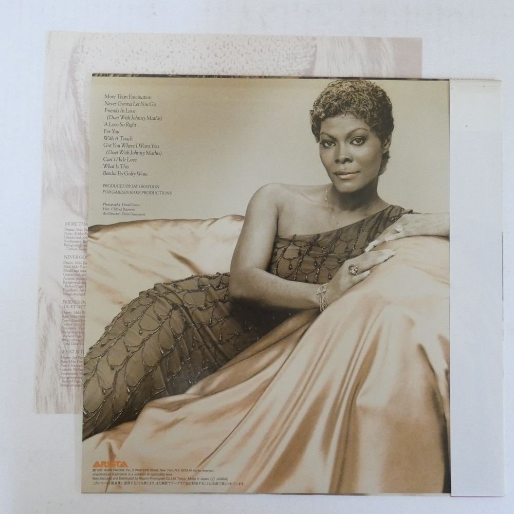 46070960;【帯付/美盤】Dionne Warwick / Friends In Loveの画像2