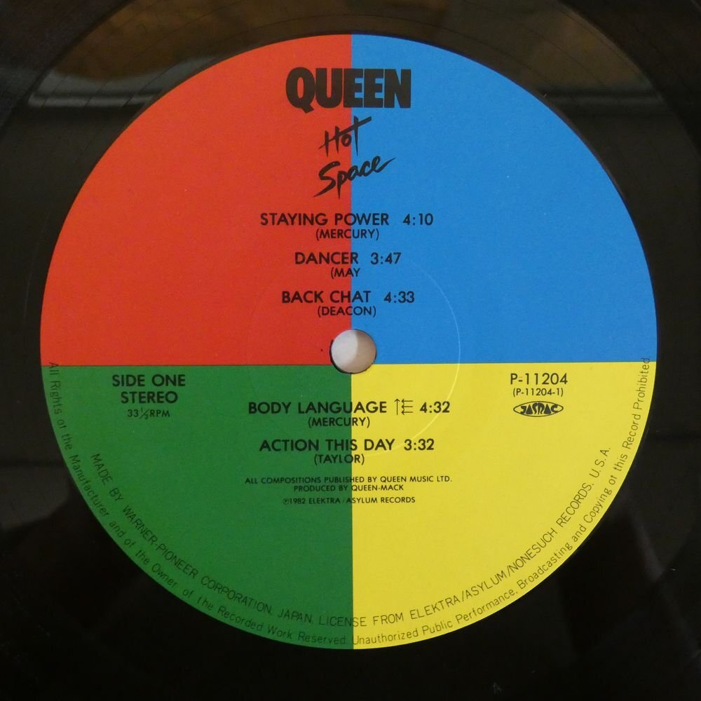 46071007;【国内盤/美盤】Queen / Hot Spaceの画像3