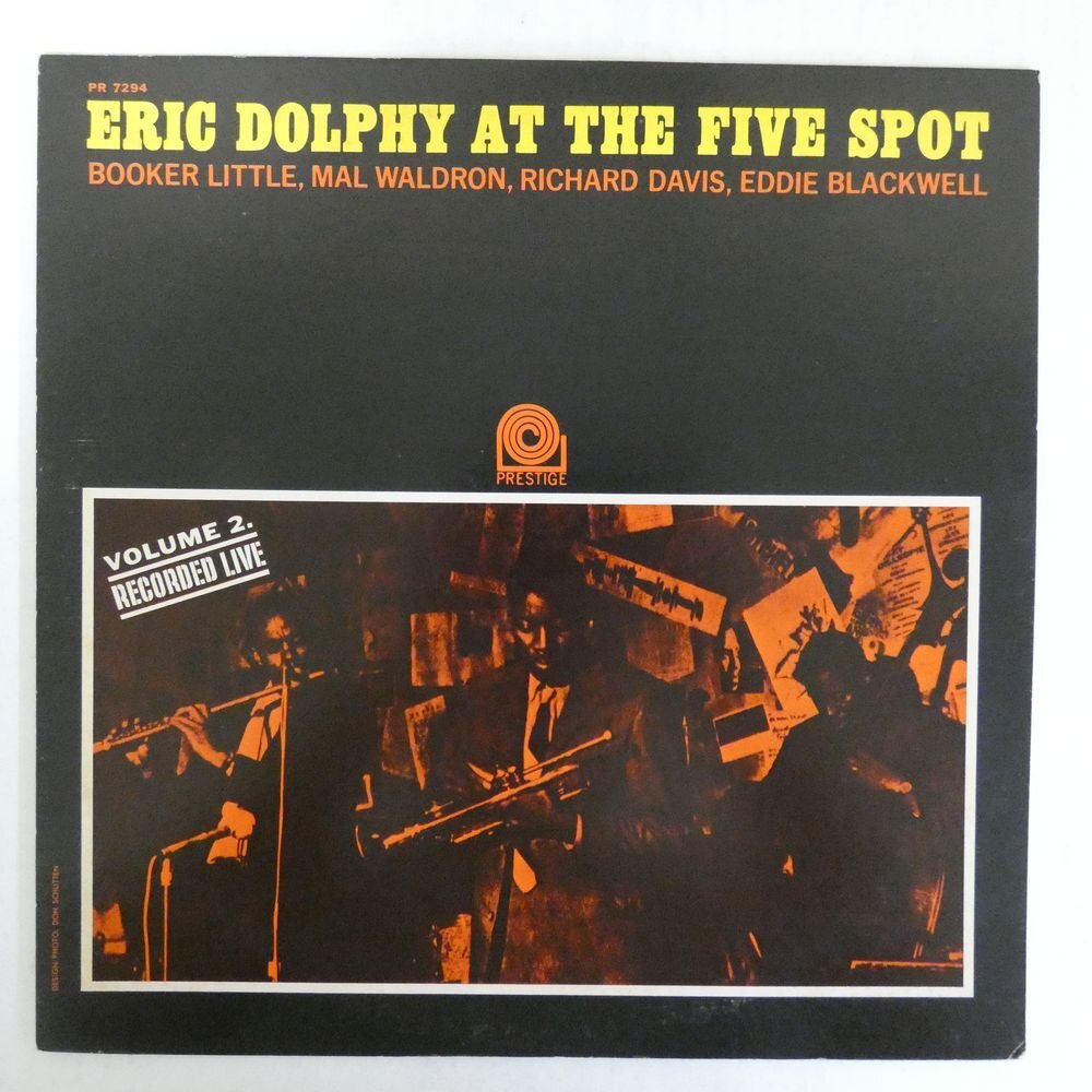 46071118;【国内盤/Prestige/美盤】Eric Dolphy / At The Five Spot Volume 2の画像1