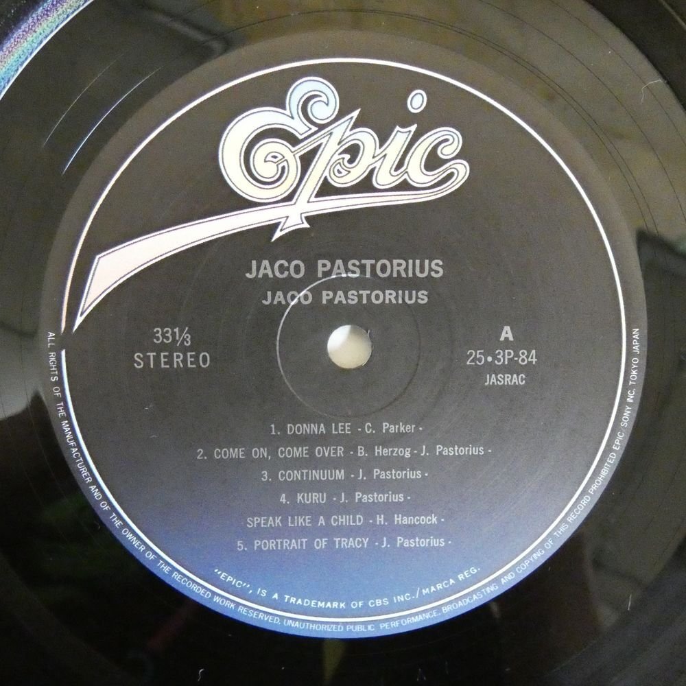 46071273;【国内盤/美盤】Jaco Pastorius / ジャコ・パストリアスの世界の画像3