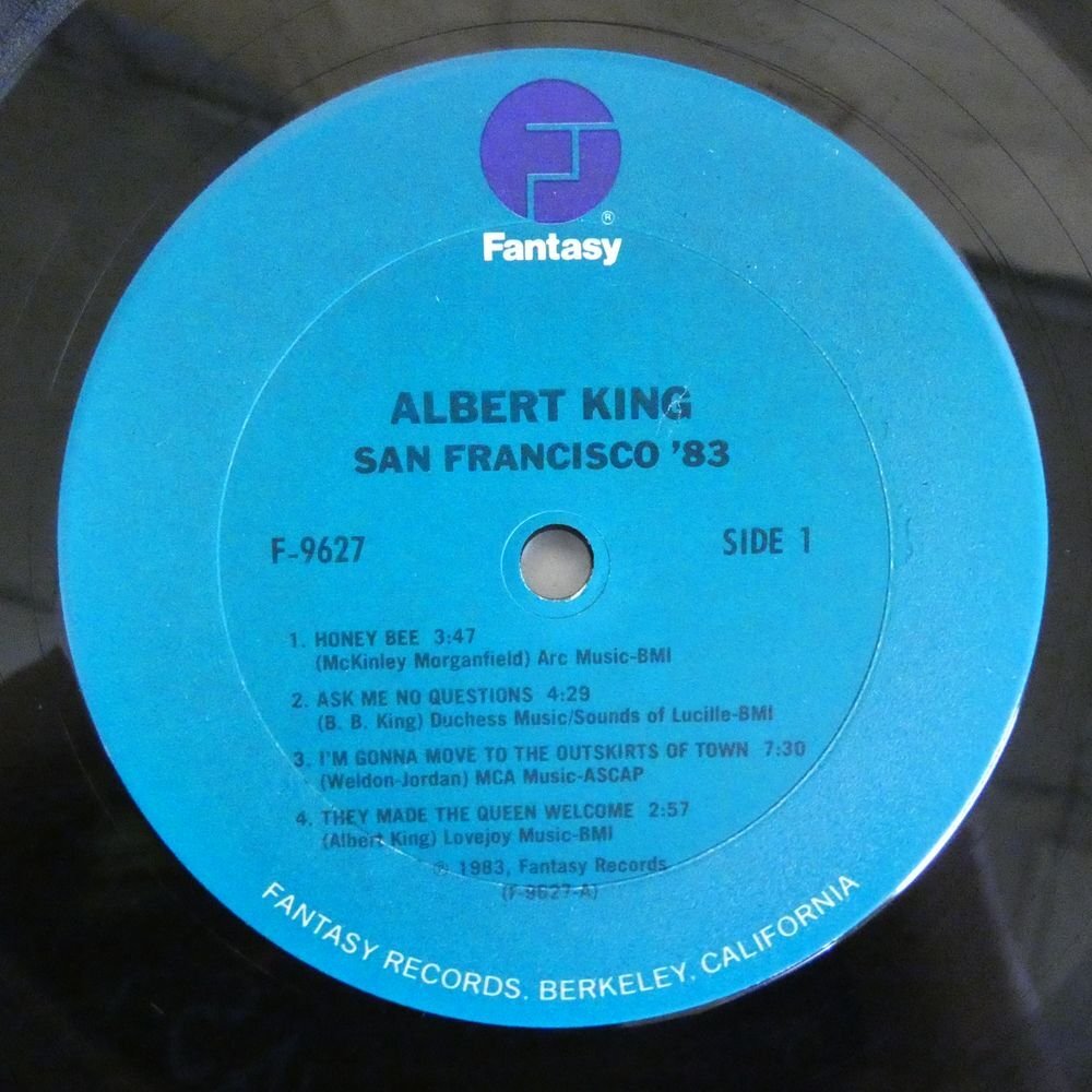 46071298;【US盤/Fantasy/シュリンク/美盤】Albert King / San Francisco '83の画像3