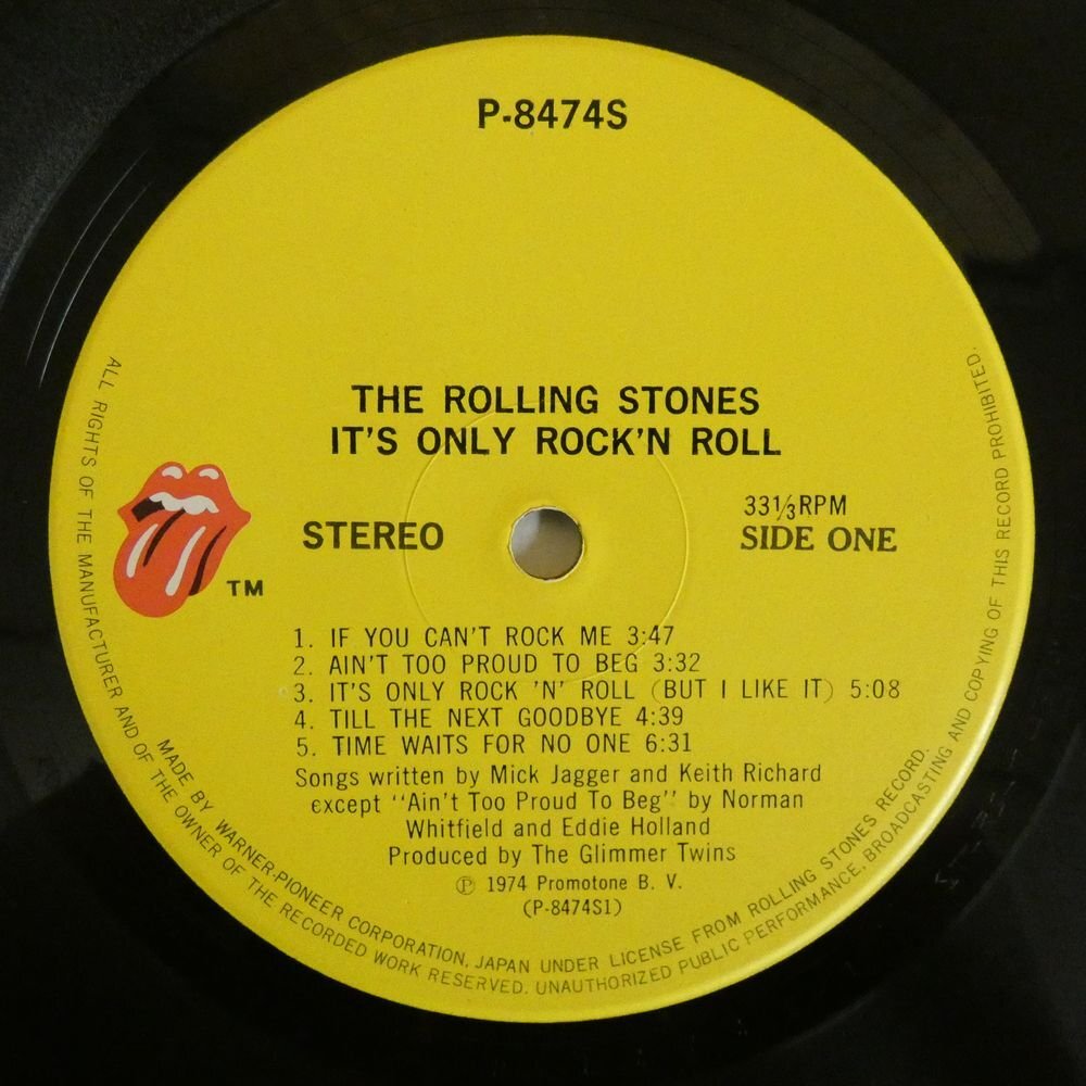 46071358;【国内盤】The Rolling Stones / It's Only Rock 'N Roll_画像3