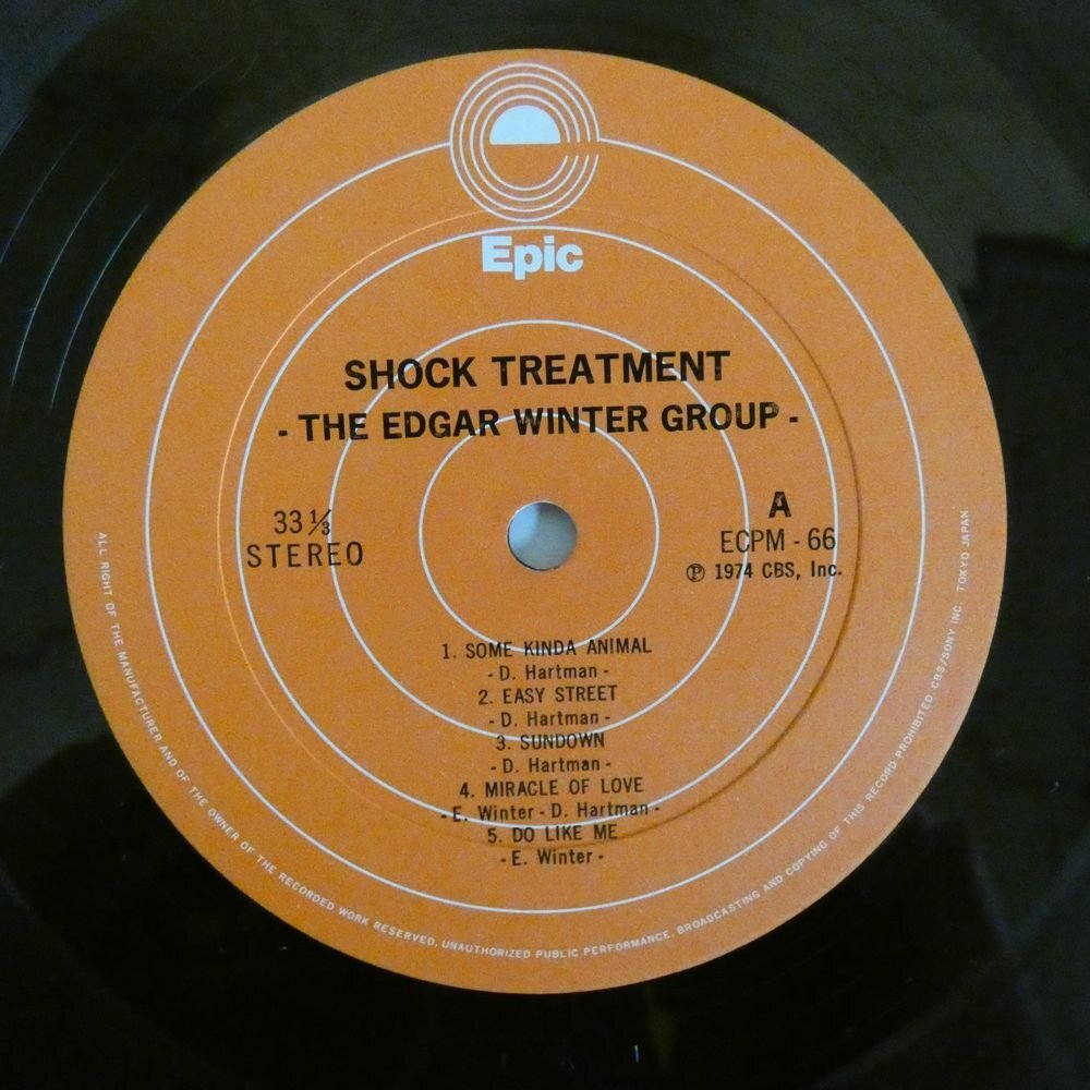 46071364;【国内盤】The Edgar Winter Group / Shock Treatment 恐怖のショック療法の画像3