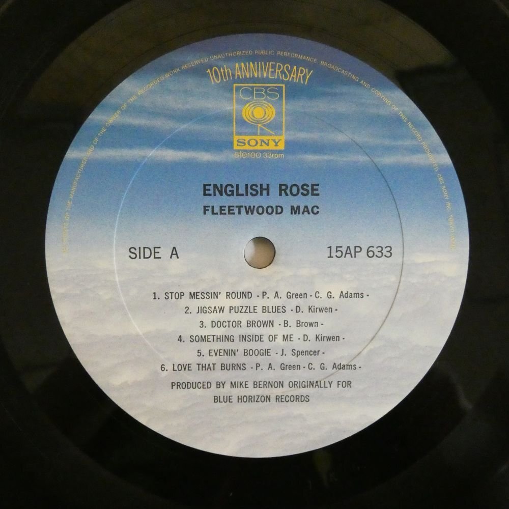 46071344;【国内盤/美盤】Fleetwood Mac フリートウッド・マック / English Rose 英吉利の薔薇の画像3