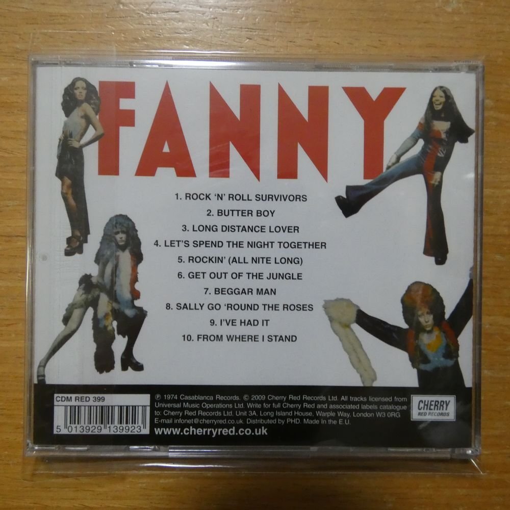 5013929139923;【CD】FANNY / ROCK’N ROLL SURVIVORS　CDMRED399_画像2