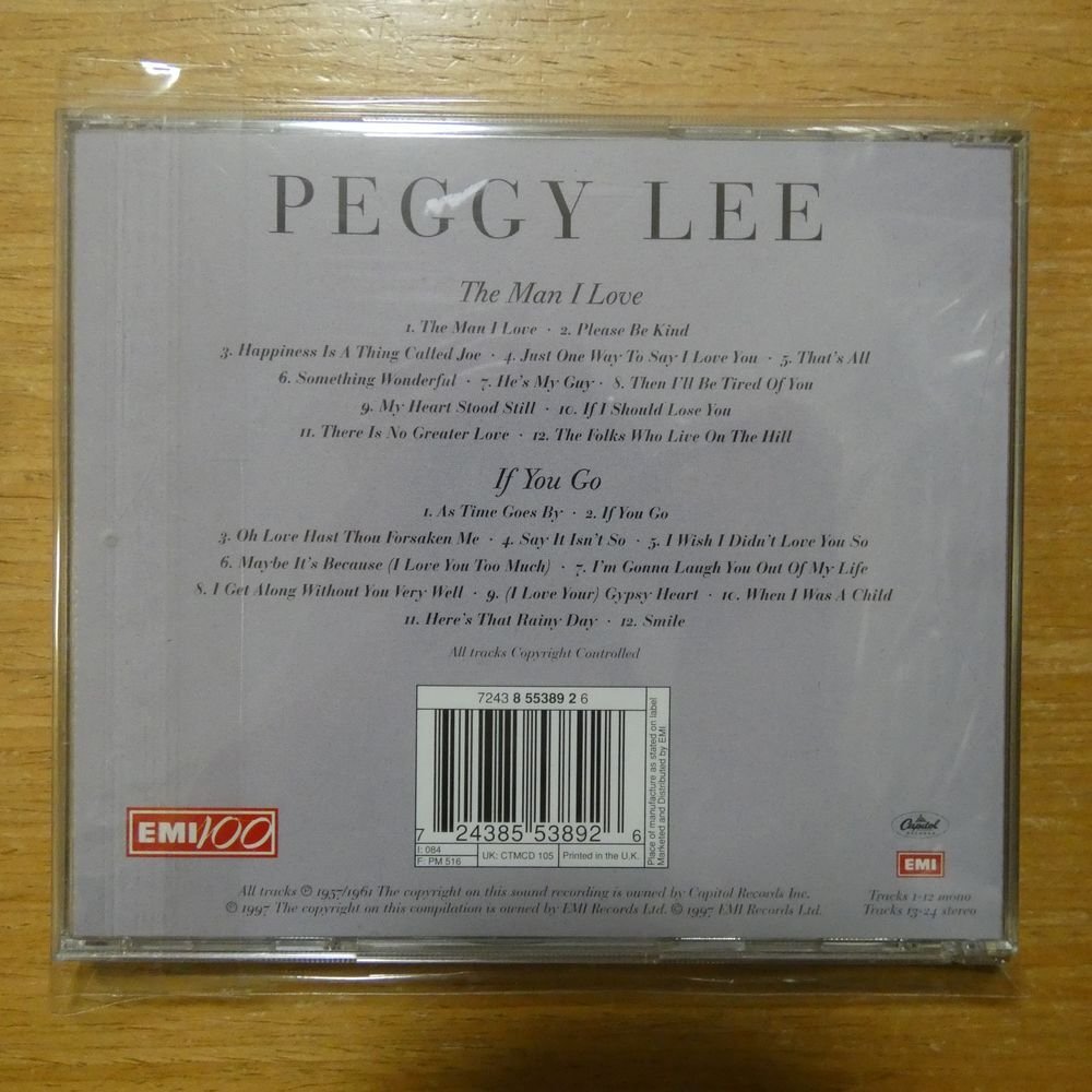 724385538926;【CD/2in1】PEGGY LEE / THE MAN I LOVE/IF YOU GO 8553892の画像2