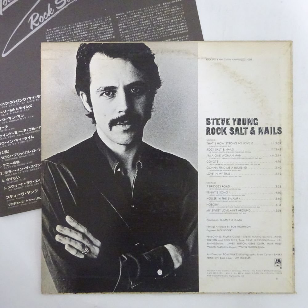 11185615;【国内盤】Steve Young / Rock Salt And Nailsの画像2