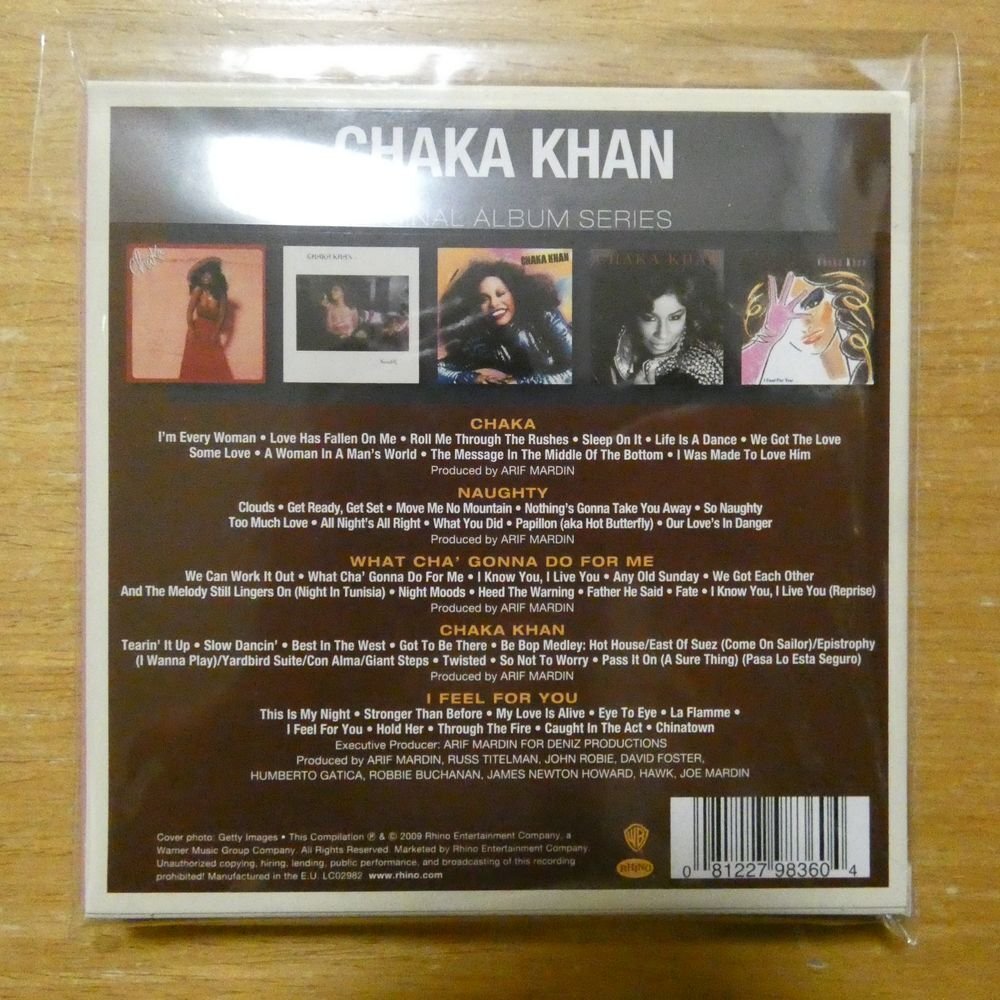 41096052;【5CDBOX】CHAKA KHAN / ORIGINAL ALBUM SERIES　8122798360