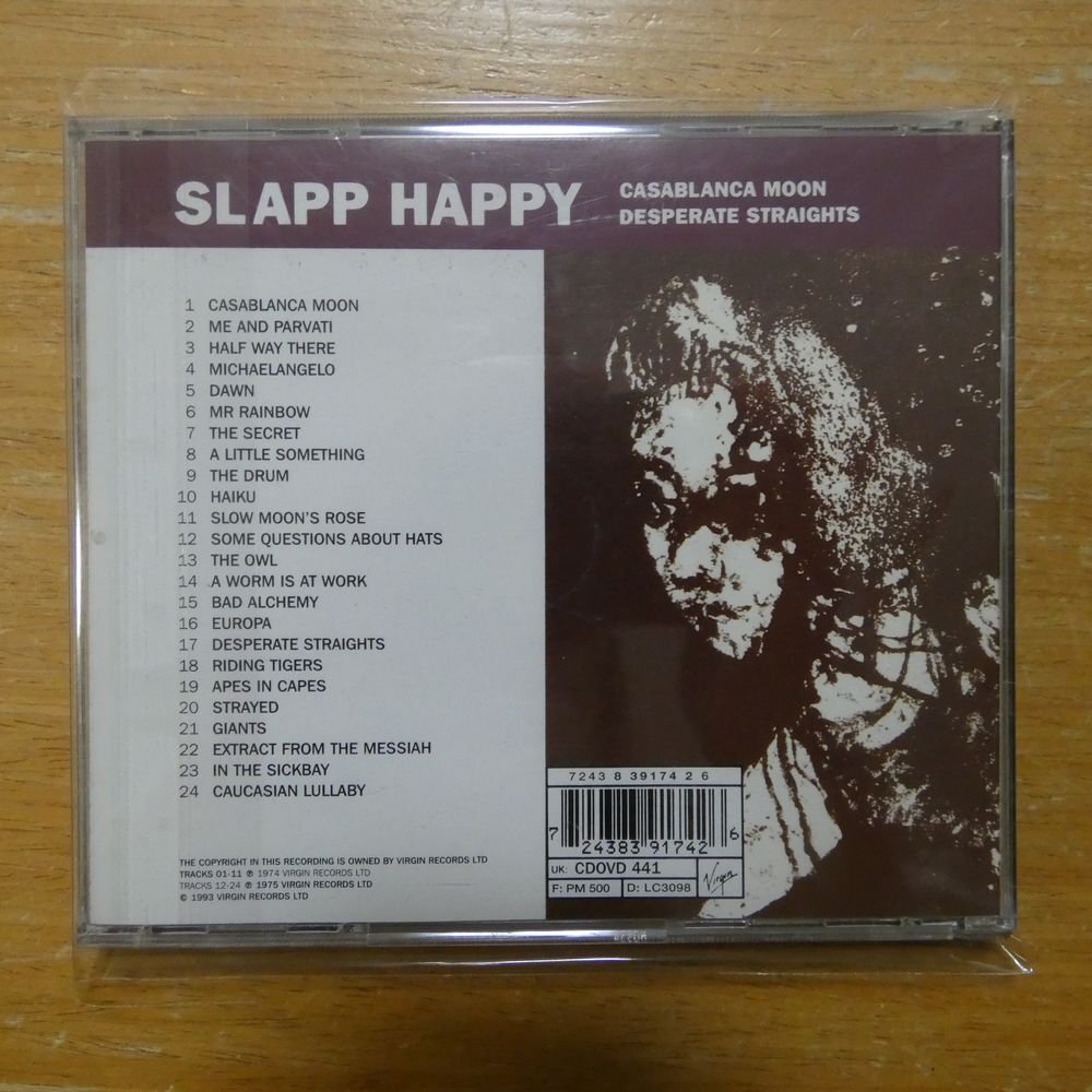 41096324;【CD】SLAPP HAPPY / CASABLANCA MOON/DESPERATE STRAIGHTS　CDOVD-441_画像2