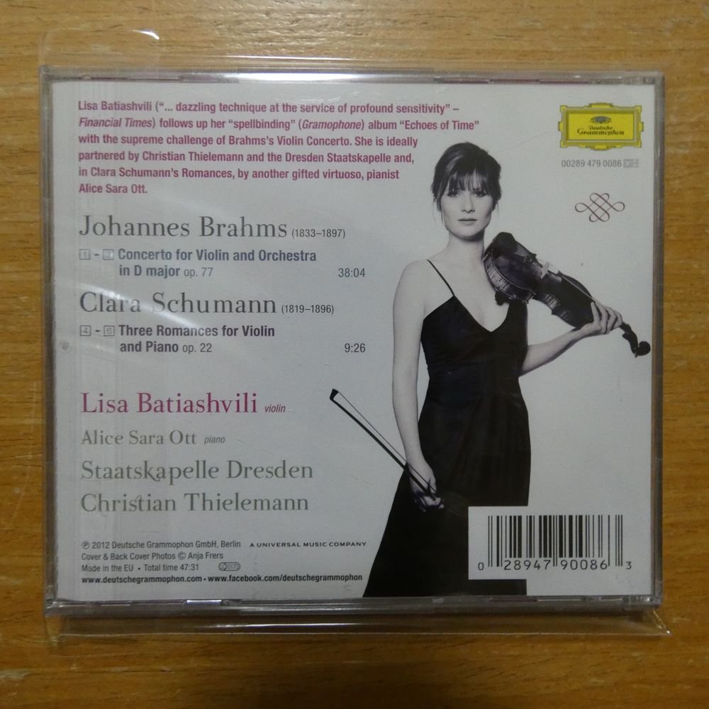 41096292;【CD/独盤】Batiashvili / Brahms & Clara Schumann(4790086)の画像2