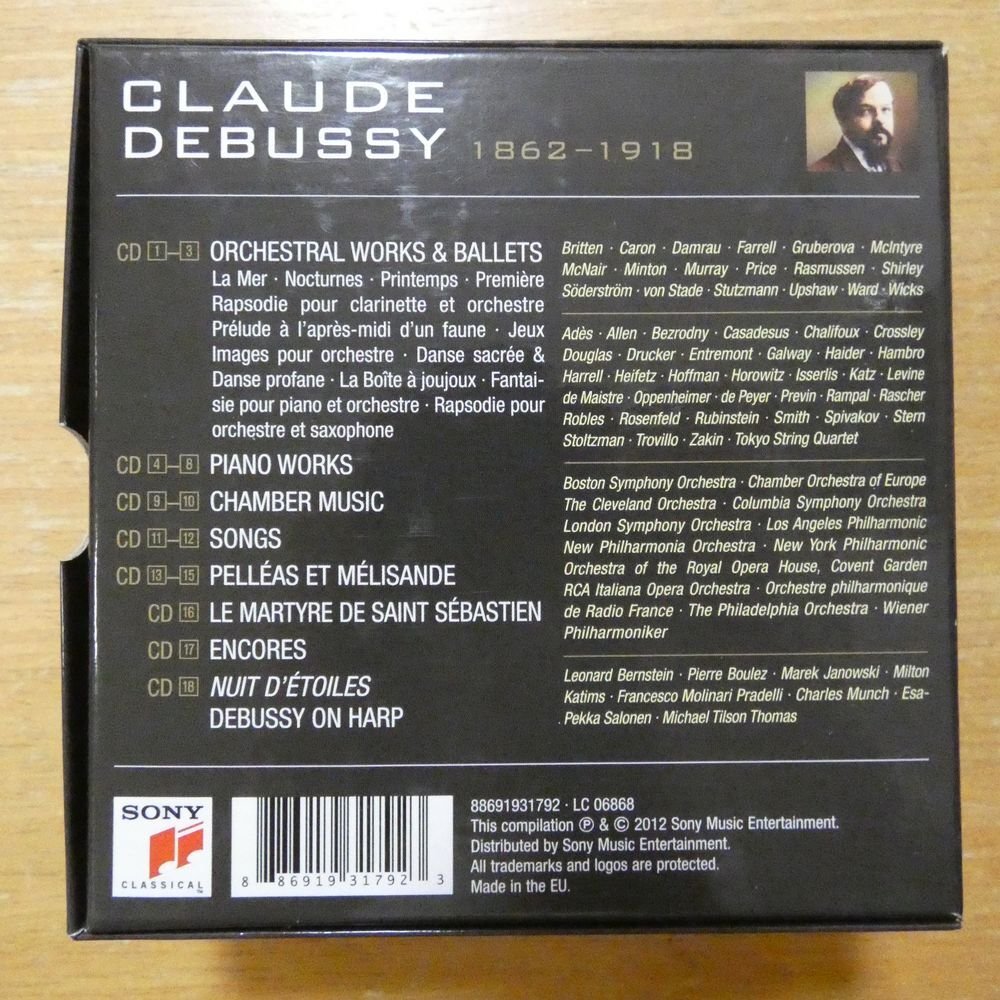 41095976;【18CDBOX】Ｖ・A / THE CLAUDE DEBUSSY COLLECTION_画像2