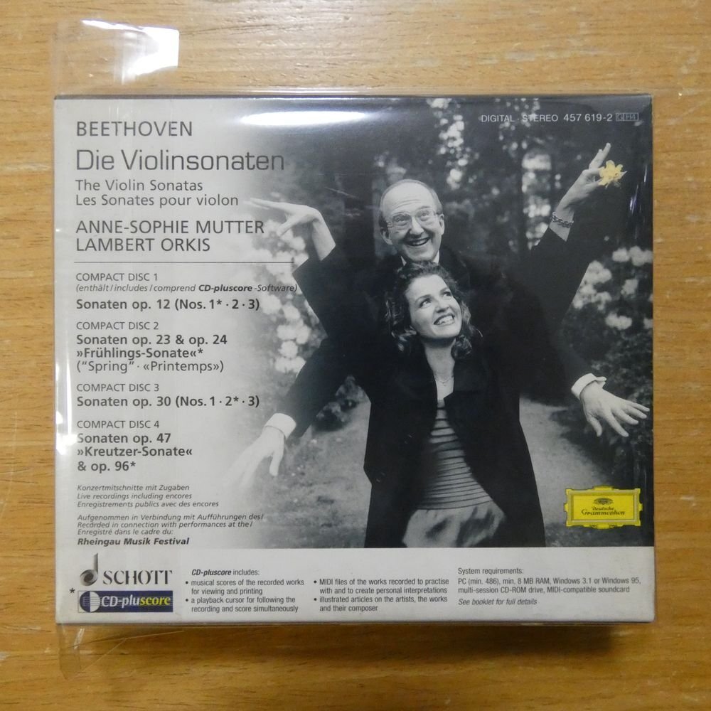 41096311;【4CDBOX/独盤】MUTTER, ORKIS / BEETHOVEN: DIE VIOLINSONATEN(4576192)の画像2