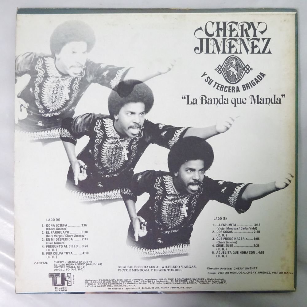 10024782;【US盤/LATIN】Chery Jimenez Y Su Tercera Brigada / La Banda Que Mandaの画像2