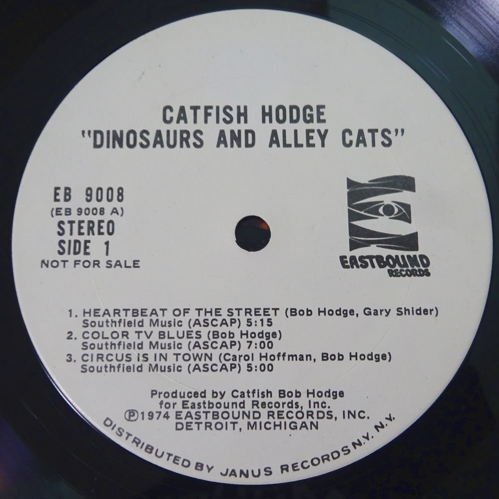 10024551;【USオリジナル/プロモ白ラベル/SWAMP】Catfish Hodge / Dinosaurs And Alleycatsの画像3