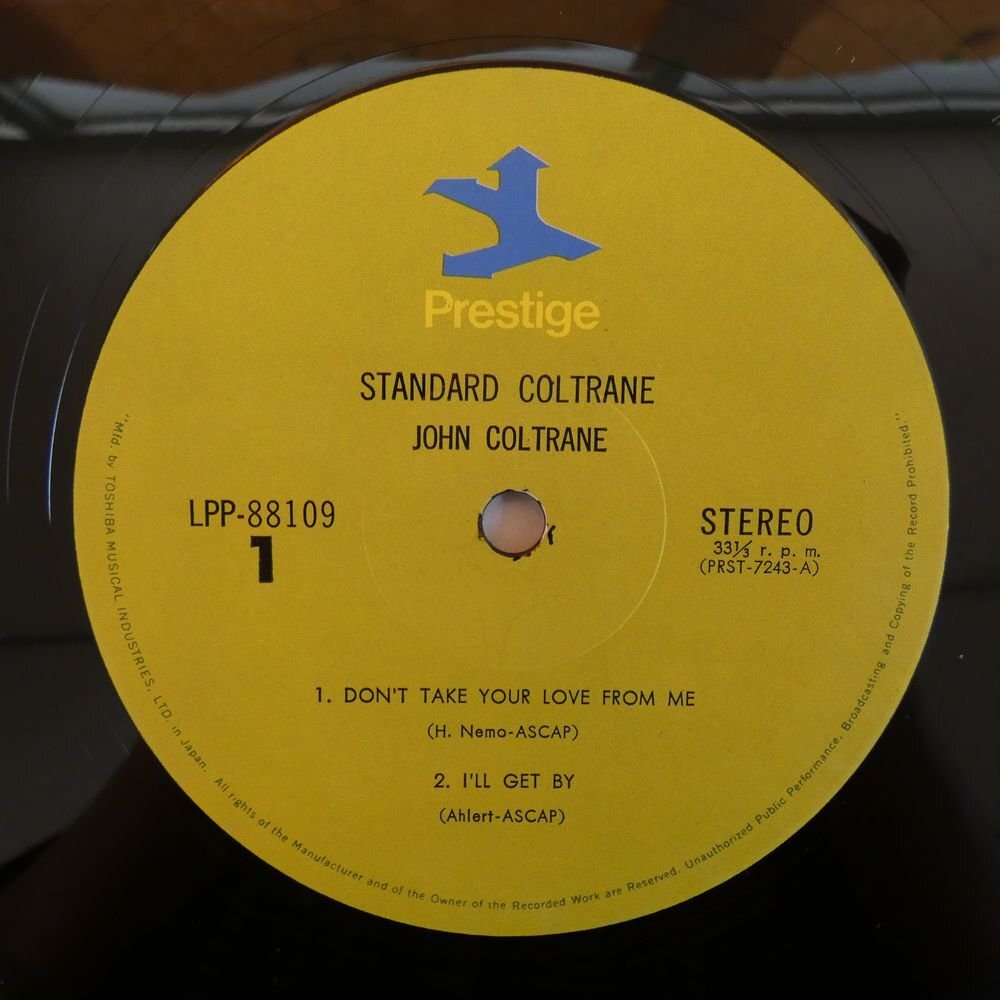 46071424;【国内盤/Prestige】John Coltrane / Standard Coltraneの画像3