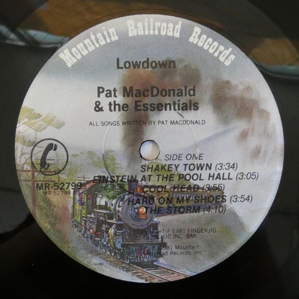 46071484;【US盤/シュリンク】Pat MacDonald & The Essentials / Lowdownの画像3