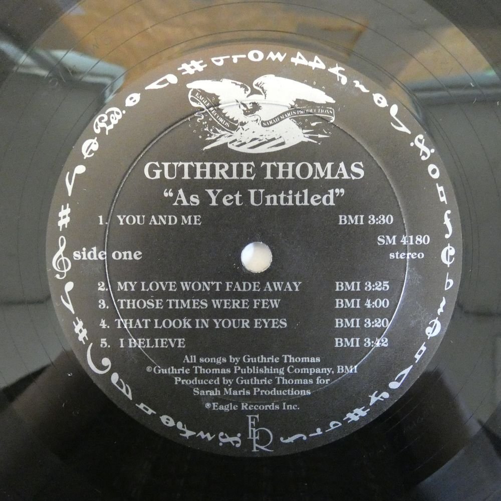 46071565;【US盤/シュリンク】Guthrie Thomas / As Yet Untitledの画像3