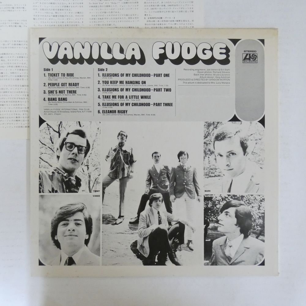 47056024;【国内盤/美盤】Vanilla Fudge / S.T._画像2