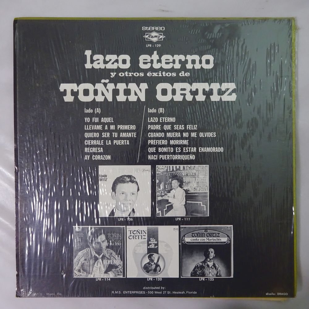 10024832;【US盤/シュリンク/LATIN】Tonin Ortiz / Lazo Eterno Y Otros Exitos Deの画像2