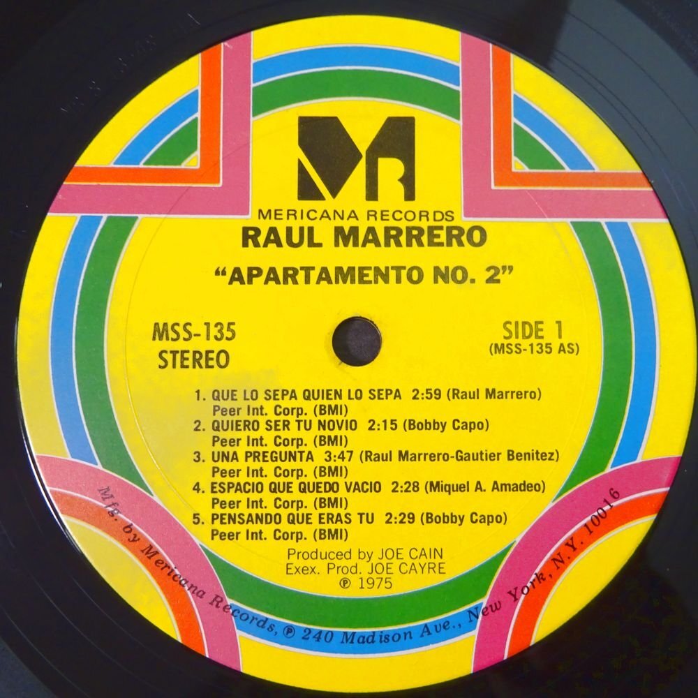 10024809;【US盤/シュリンク/LATIN】Raul Marrero / Apartamento No 2_画像3