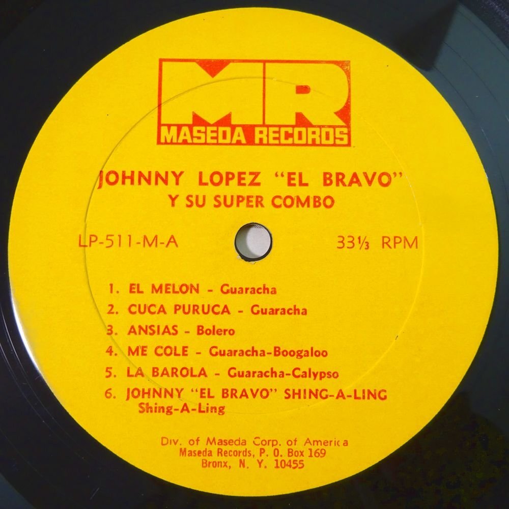 10024822;【US盤/LATIN】Johnny El Bravo Lopez And His Super Combo / At The Bronx Casinoの画像3