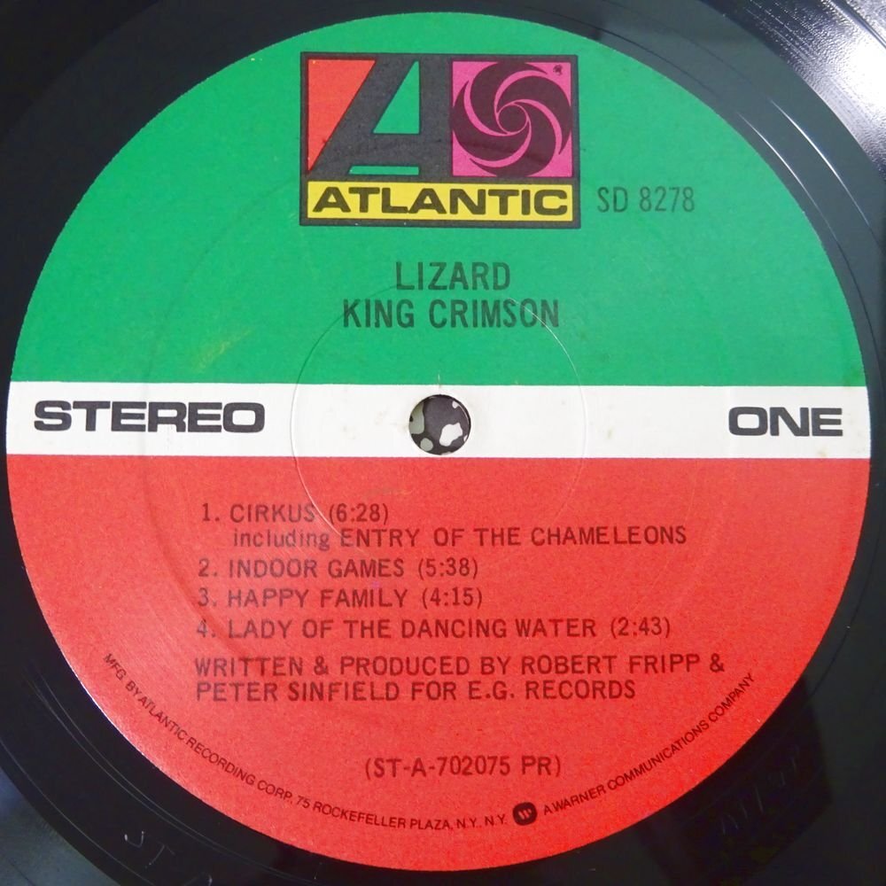 10024379;【US盤/コーティングジャケ】King Crimson Lizardの画像3