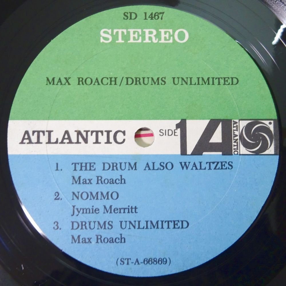 11185742;【US盤/Atlantic/黒ファンラベル/見開き】Max Roach / Drums Unlimited_画像3