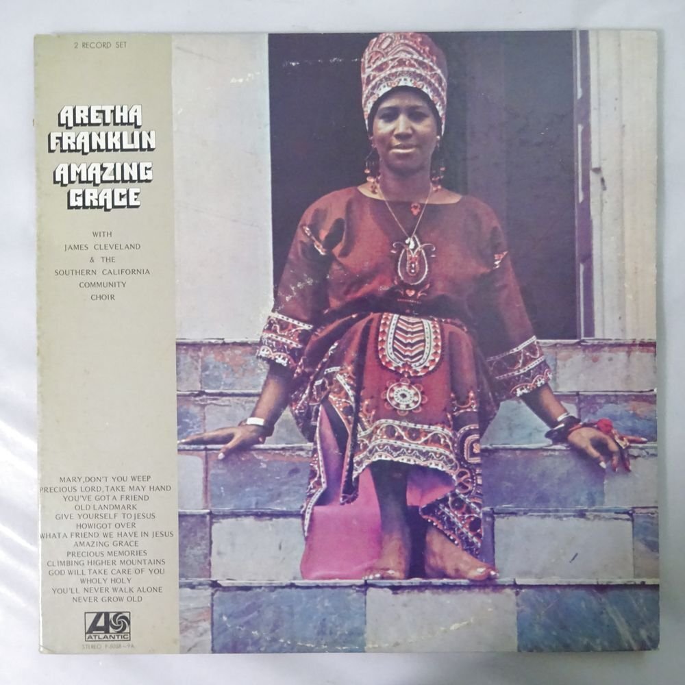 11185728;[ almost beautiful record /JPN original / promo white label / see opening /2LP]Aretha Franklin / Amazing Grace. on. love 