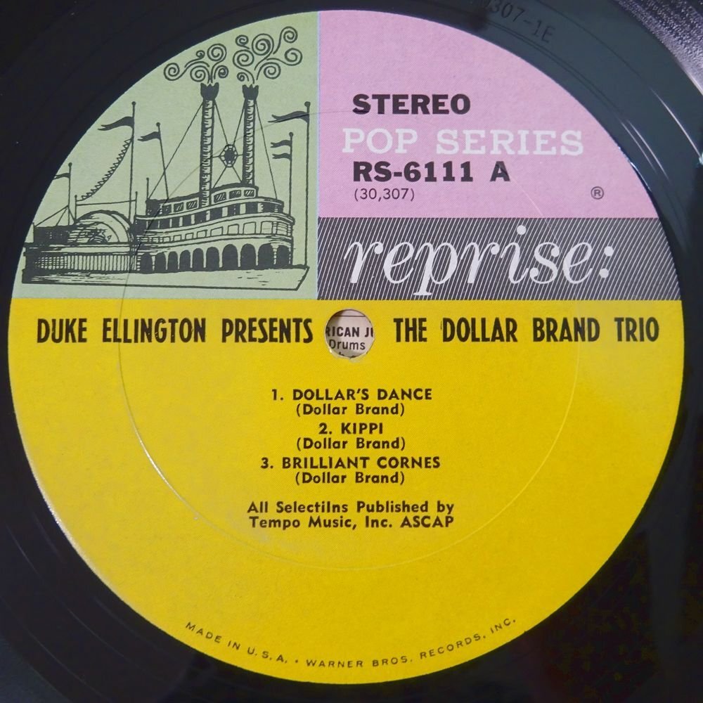 11185769;【USオリジナル/Reprise/3色ラベル】Duke Ellington Presents The Dollar Brand Trio S.T.の画像3