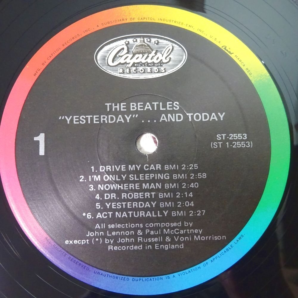 11184583;【US盤/シュリンク】The Beatles / Yesterday And Todayの画像3