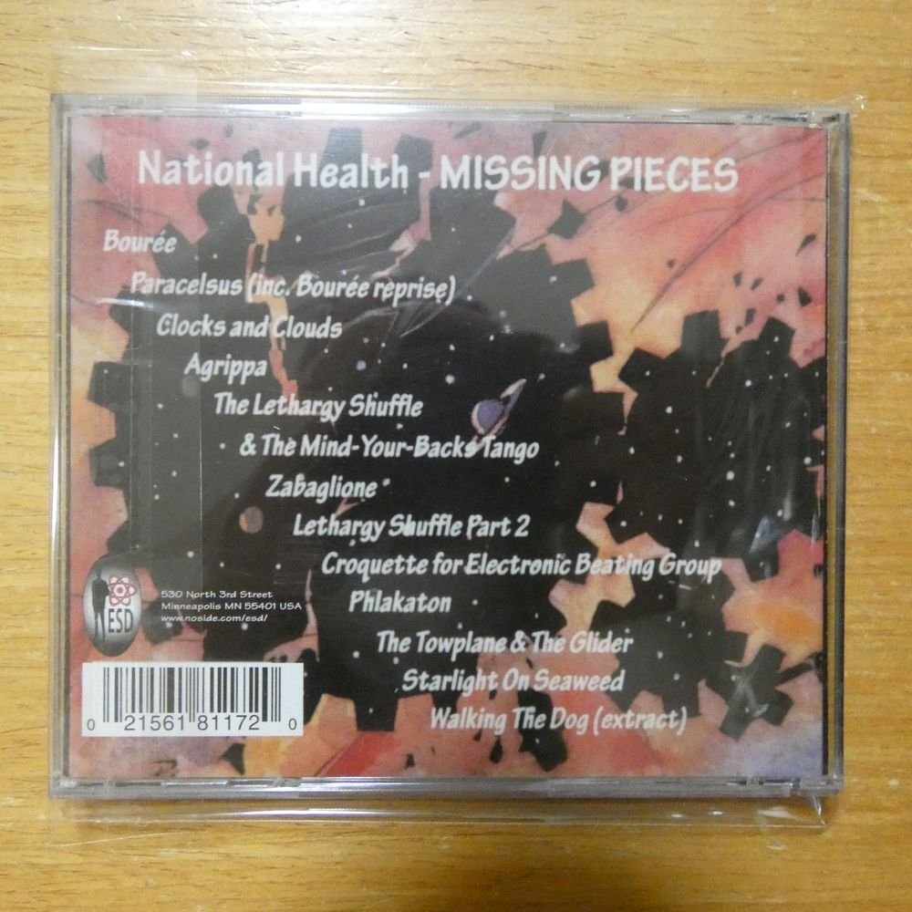 021561811720;【CD】NATIONAL HEALTH / MISSING PIECES ESD-81172の画像2