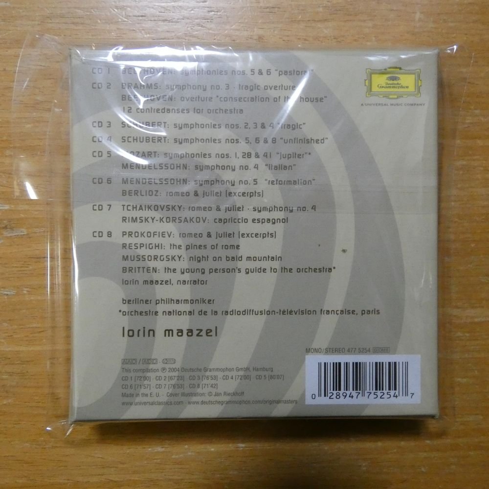 028947752547;【未開封/8CDBOX】MAAZEL / Complete Early Berlin Philharmonic Recordings 1957-1962(002894775254)_画像2