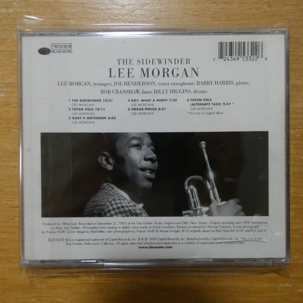 724349533226;【CD/RVG】LEE MORGAN / THE SIDEWINDER　724349533226_画像2