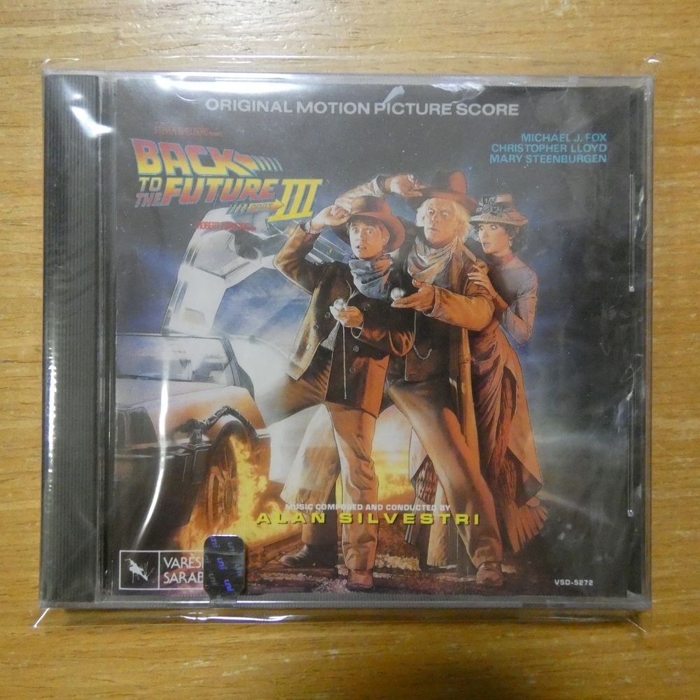 41097037;【未開封/CD/VERESE盤】O.S.T / BACK TO THE FUTURE III VSD-5272の画像1