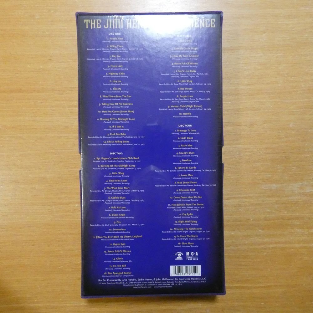 41096980;【未開封/4CDBOX】JIMI HENDRIX / THE JIMI GENDRIX EXPERIENCE_画像2