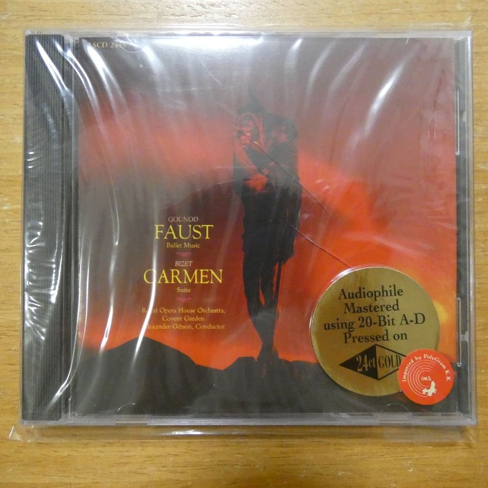 41097731;【未開封/GOLDCD/希少！/オーディオファイル】GIBSON / FAUSTBALLET MUSIC(LSCD2449)の画像1