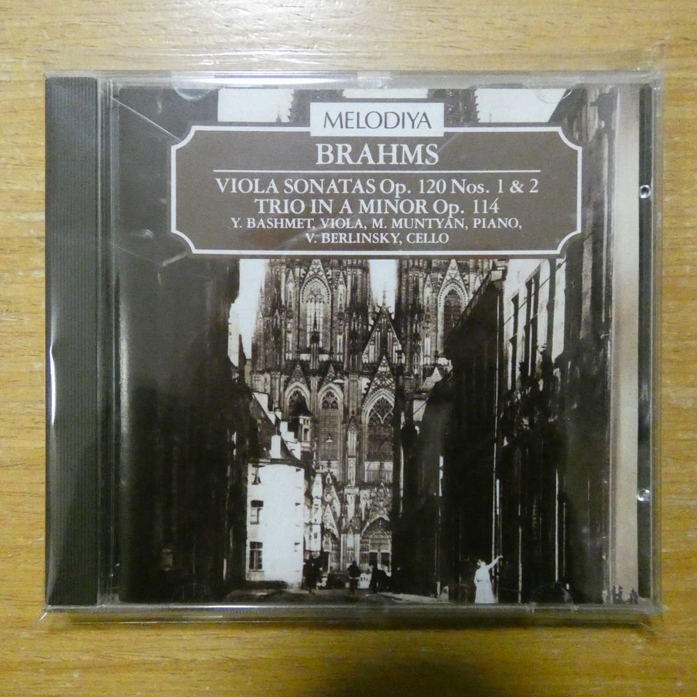 5015524001759;【CD/独盤/メロディア】BERLINSKY / BRAHMS:VIOLA SONATAS(MCD175)の画像1