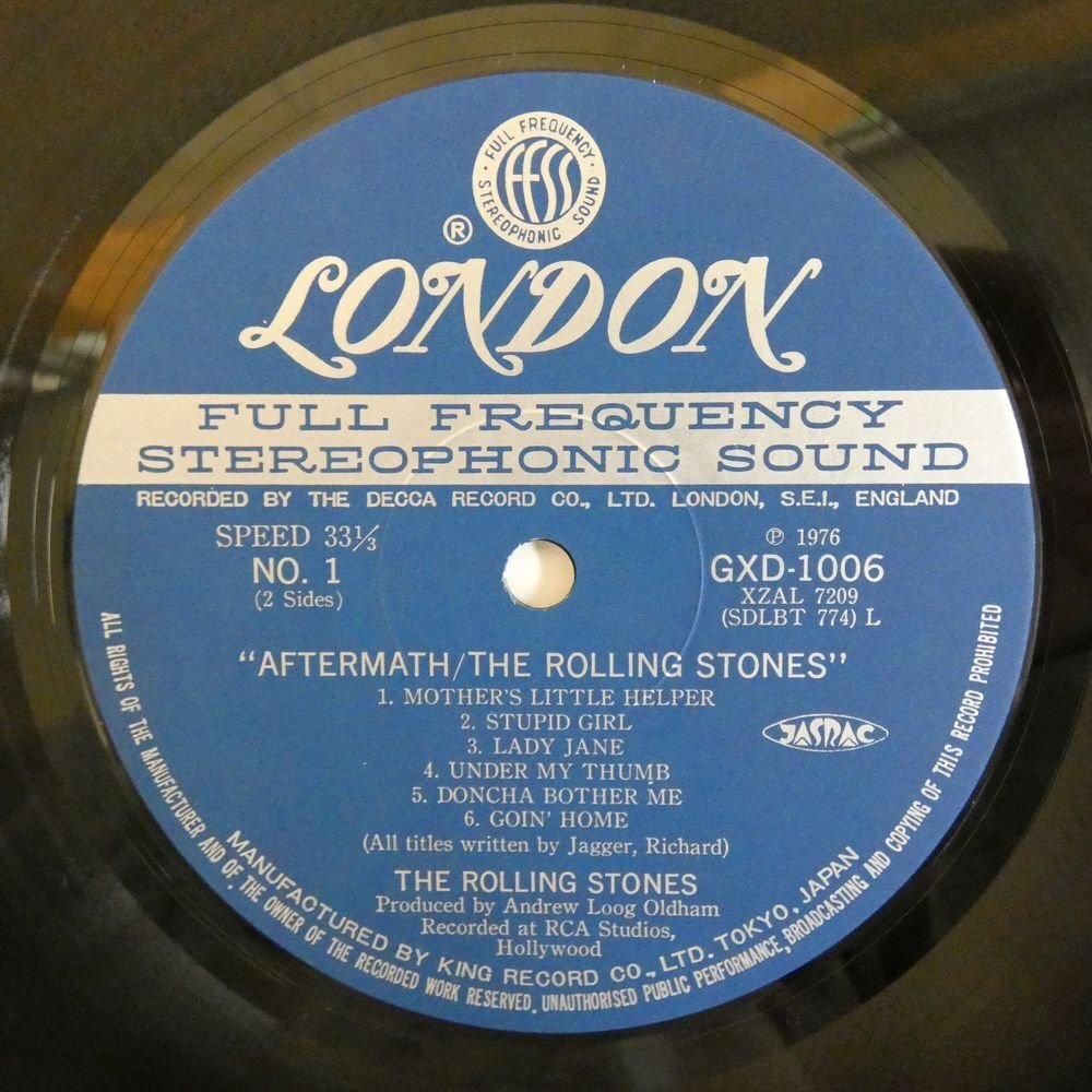 46071929;【国内盤】The Rolling Stones / Aftermathの画像3